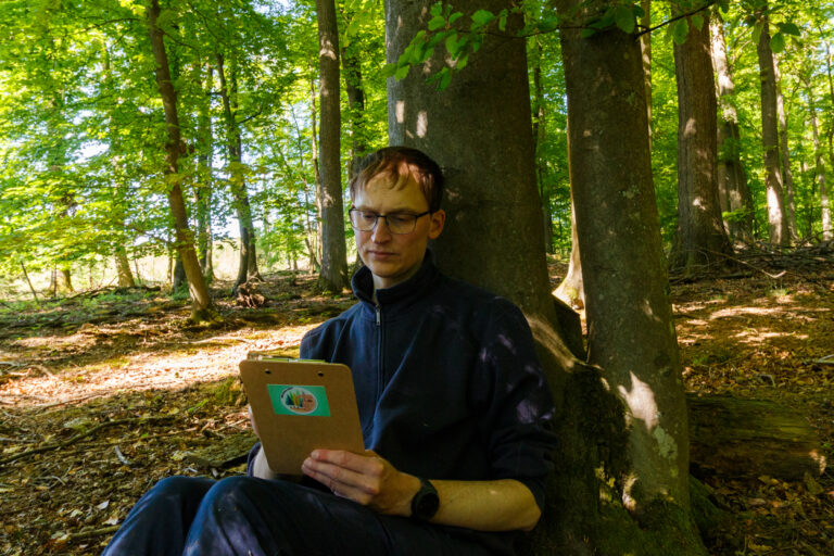 Profilbild, Christian Scholz im Wald, Eindrücke und Gedanken festhalten