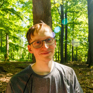 Profilbild, Christian Scholz im Wald